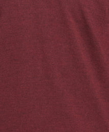Burgundy Merino Wool Crew Neck Sweater