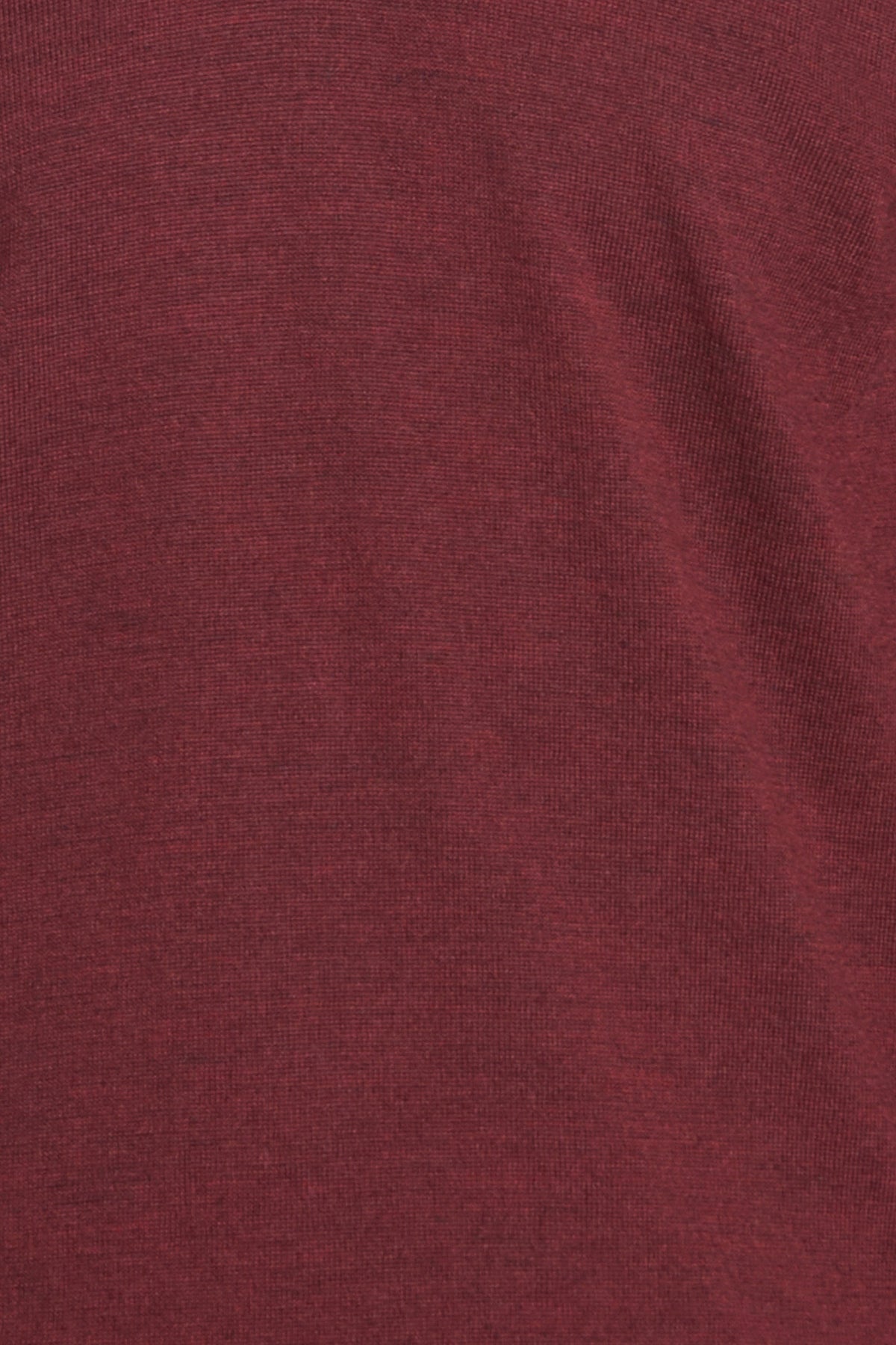 Burgundy Merino Wool Crew Neck Sweater