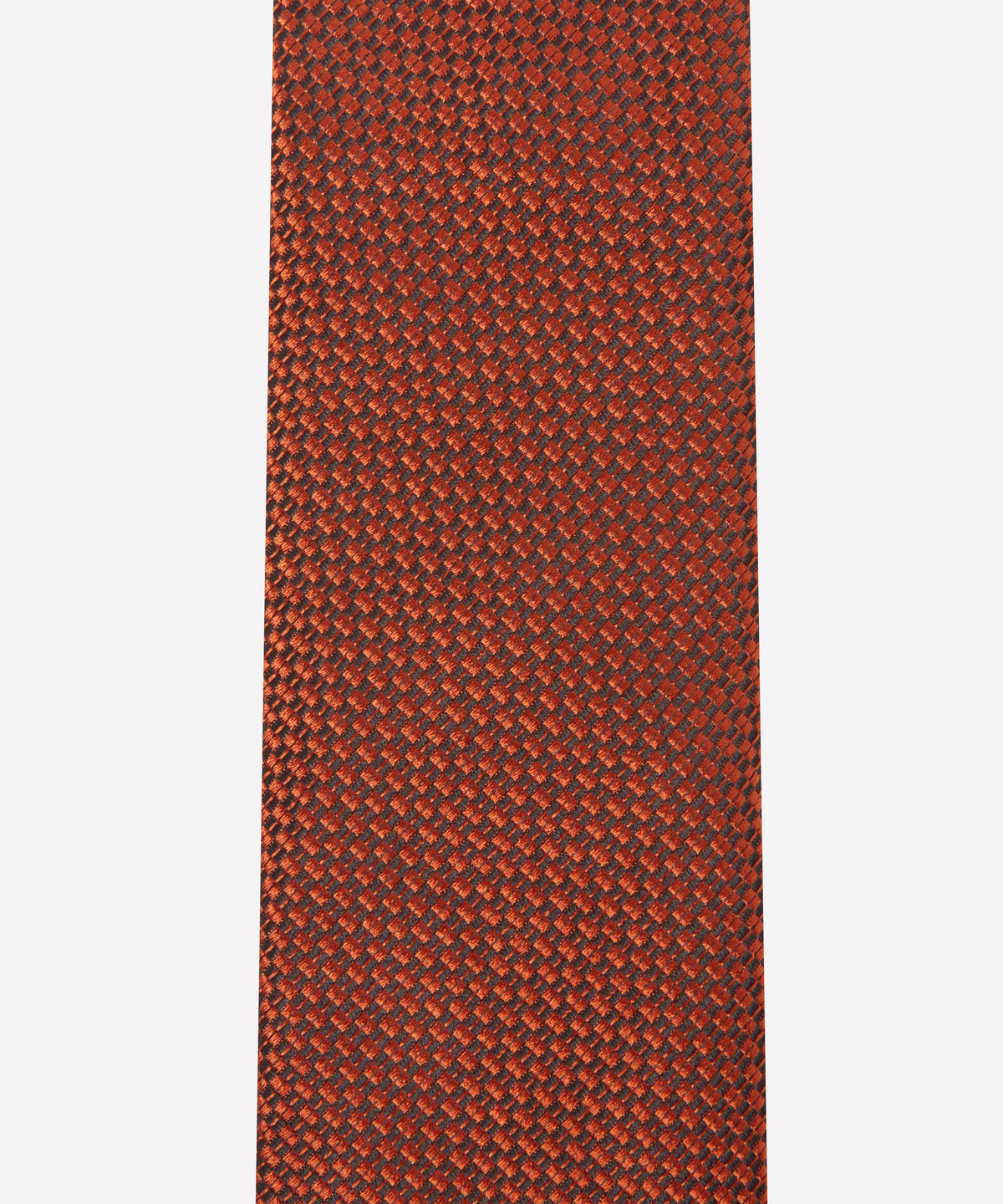 Brick Tonal Textured Woven Silk Tie