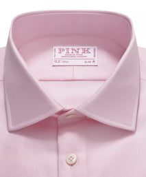 Pale Pink Slim Fit Royal Twill Formal Shirt