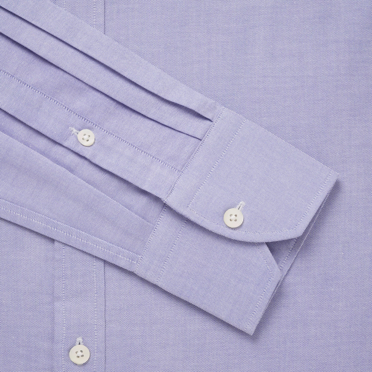 Blue Classic Fit Open Weave Oxford Formal Shirt